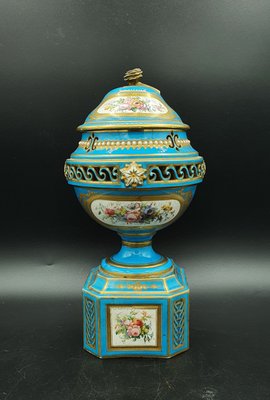 Large Celestial Blue Potpourri in Sèvres Porcelain-OZS-1344344