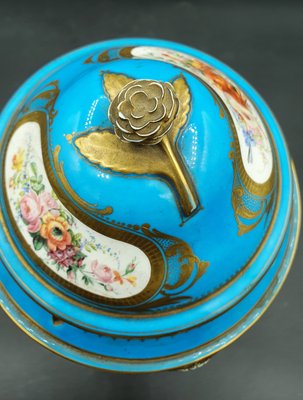 Large Celestial Blue Potpourri in Sèvres Porcelain-OZS-1344344