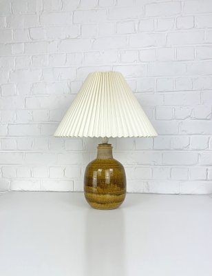 Large Ceramic Stoneware Table Lamp by Nils Kähler for Hak, Denmark, 1960s-ZM-1796253