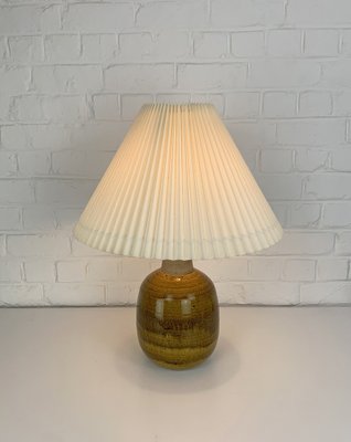 Large Ceramic Stoneware Table Lamp by Nils Kähler for Hak, Denmark, 1960s-ZM-1796253