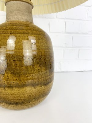 Large Ceramic Stoneware Table Lamp by Nils Kähler for Hak, Denmark, 1960s-ZM-1796253