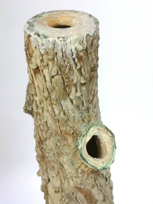 Large Ceramic Tree Trunk Decorative Planter, 1970s-UWE-993923