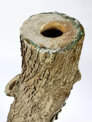 Large Ceramic Tree Trunk Decorative Planter, 1970s-UWE-993923