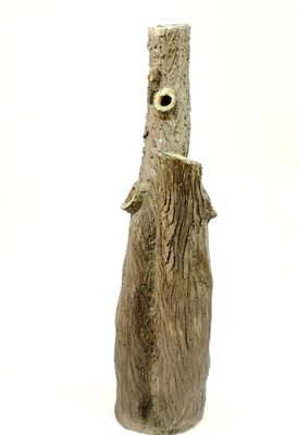 Large Ceramic Tree Trunk Decorative Planter, 1970s-UWE-993923