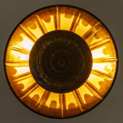 Large Ceramic Wall Light attributed to Løvemose, Denmark, 1970s-VDW-2035170