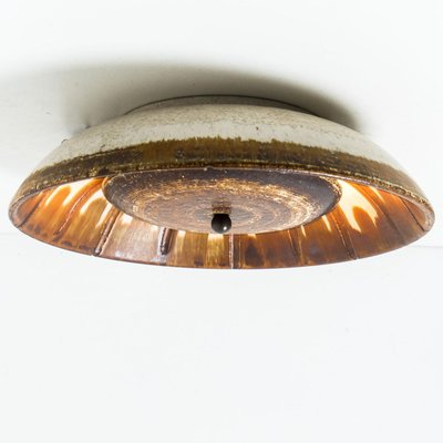 Large Ceramic Wall Light attributed to Løvemose, Denmark, 1970s-VDW-2035170