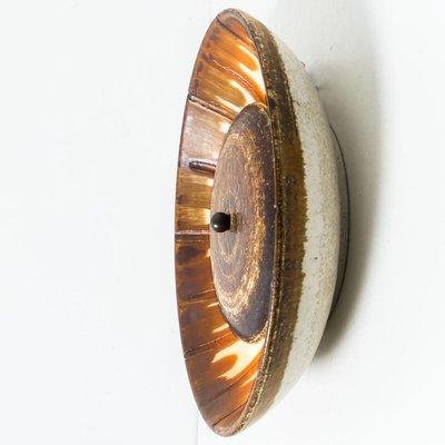 Large Ceramic Wall Light attributed to Løvemose, Denmark, 1970s-VDW-2035170