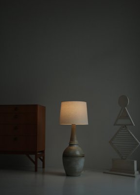 Large Ceramics Table Lamp by Løvemose Keramik, Denmark, 1960s-WRF-1451907