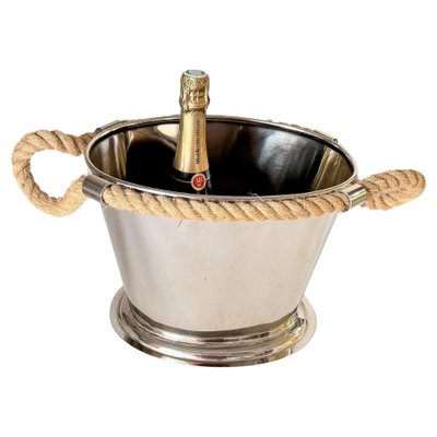 Large Champagne Bucket with Rope Handles, 1970s-UR-1801516