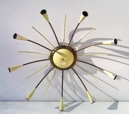 Large Chandelier attributed to Angelo Lelli for Arredoluce, 1950s-EI-1642425