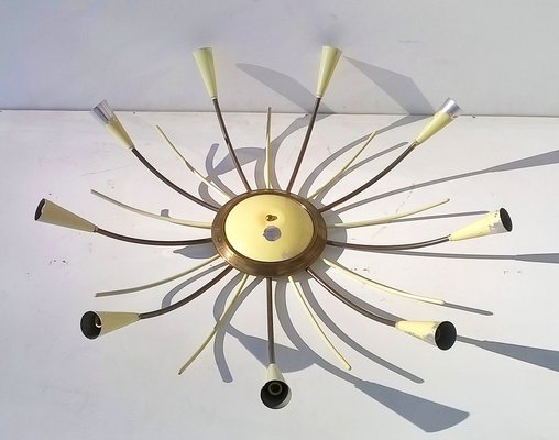 Large Chandelier attributed to Angelo Lelli for Arredoluce, 1950s-EI-1642425