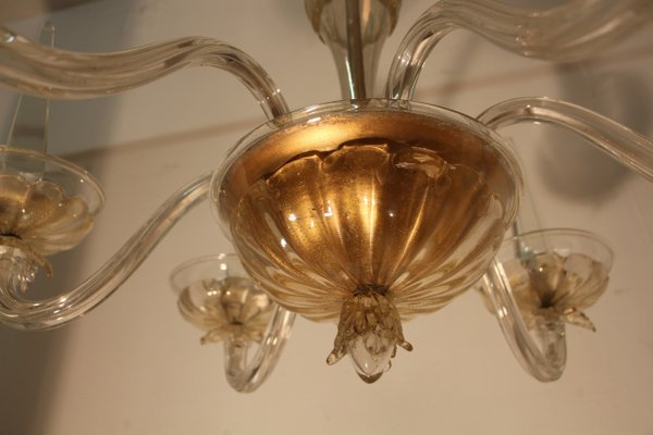 Large Chandelier by André Arbus for Veronese, 1950s-KMQ-669941