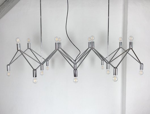 Large Chandelier from Kinkeldey Lights, Germany, 1960s-FFL-1269550