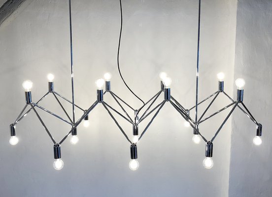 Large Chandelier from Kinkeldey Lights, Germany, 1960s-FFL-1269550