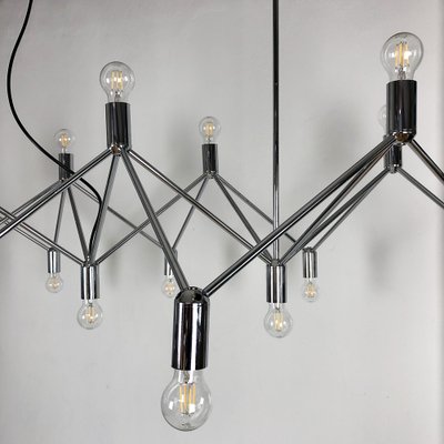 Large Chandelier from Kinkeldey Lights, Germany, 1960s-FFL-1269550