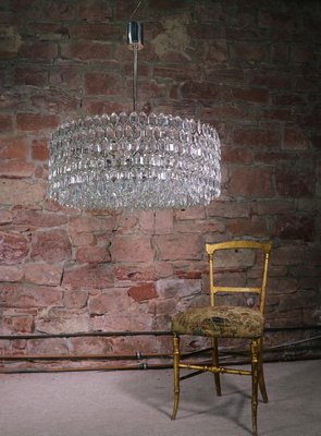 Large Chandelier in Crystal & Silver from Lobmeyr / Bakalowits & Sons-DEK-932664