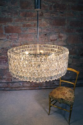 Large Chandelier in Crystal & Silver from Lobmeyr / Bakalowits & Sons-DEK-932664