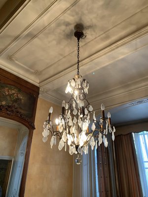 Large Chandelier with Louis XV Style Pampilles-OWS-1287762