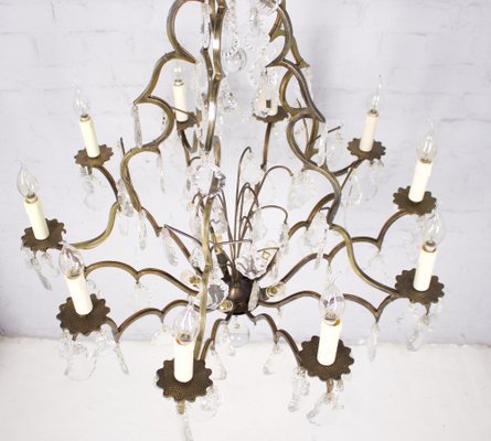 Large Chandelier with Louis XV Style Pampilles-OWS-1287762