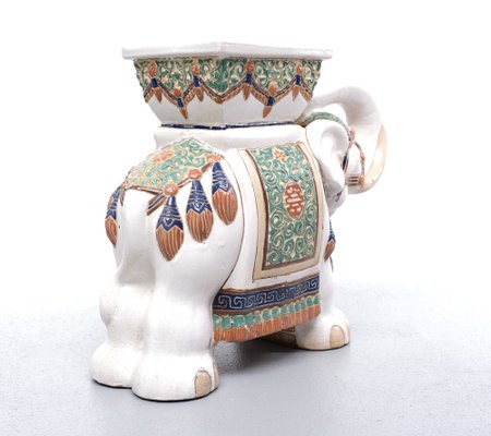 Large Chinese Elephant Jardiniere, 1970s-GCG-1405567