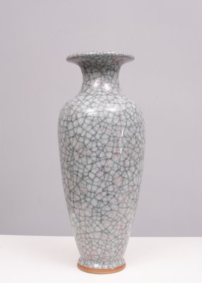 Large Chinese Ice Crack Glaze Vases, 1950, Set of 2-GCG-1813519