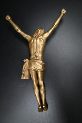 Large Christ Crucifix in Bronze, 17th Century-RIK-1764072