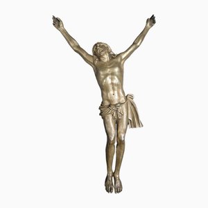 Large Christ Crucifix in Bronze, 17th Century-RIK-1764072