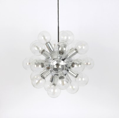 Large Chrome Atomium Chandelier from Kalmar, Austria, 1970s-UGR-1085398