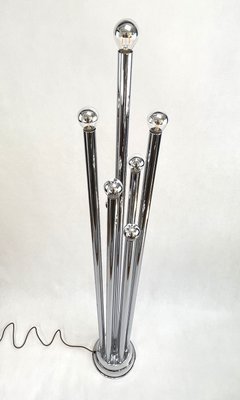 Large Chrome Floor Lamp, 1970s-JUZ-1410869