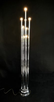 Large Chrome Floor Lamp, 1970s-JUZ-1410869