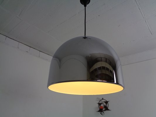 Large Chrome-Plated Ceiling Lamp from Staff, 1960s-RDW-843264