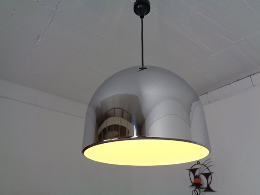 Large Chrome-Plated Ceiling Lamp from Staff, 1960s-RDW-843264