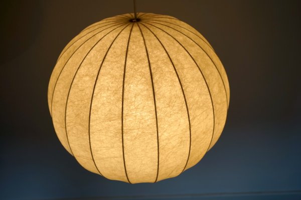 Large Cocoon Pendant Lamp, 1960s-CIP-2027175