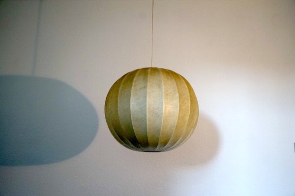 Large Cocoon Pendant Lamp, 1960s-CIP-2027175