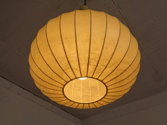 Large Cocoon Pendant Lamp, Italy, 1960s-RDW-1824308