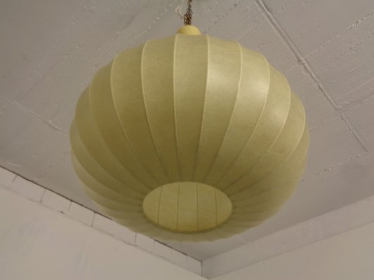 Large Cocoon Pendant Lamp, Italy, 1960s-RDW-1824308