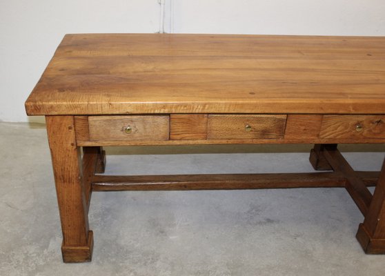 Large Community Table in Walnut and Oak-BCR-1336435