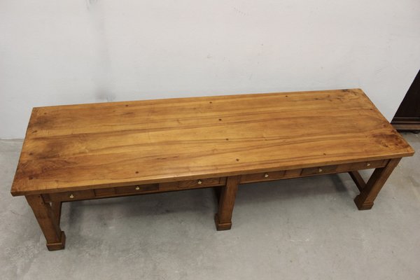 Large Community Table in Walnut and Oak-BCR-1336435