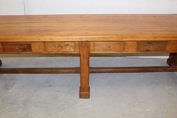 Large Community Table in Walnut and Oak-BCR-1336435