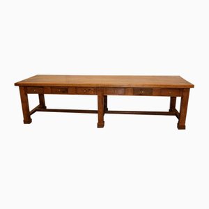 Large Community Table in Walnut and Oak-BCR-1336435