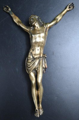 Large Corpus Christi Crucifix in Bronze, 17th-18th Century-RIK-1764086