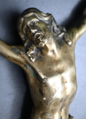 Large Corpus Christi Crucifix in Bronze, 17th-18th Century-RIK-1764086