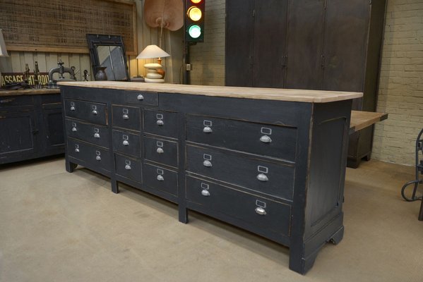 Large Counter with Commercial Drawers, 1930-NEN-2043276