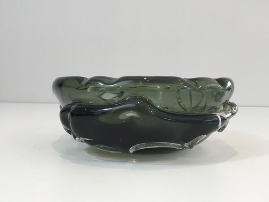 Large Crystal Ashtray with Squales, 1970s-BA-658546