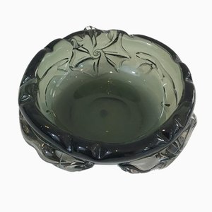 Large Crystal Ashtray with Squales, 1970s-BA-658546