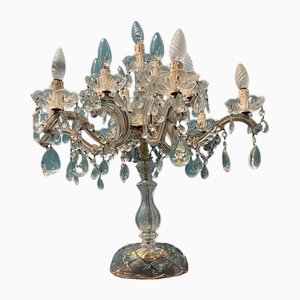 Large Crystal Candelabra Table Lamp, 1960s-JJC-1735545