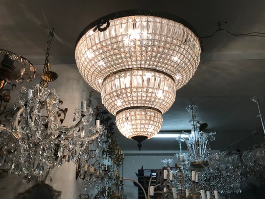 Large Crystal Chandelier, 1970s-JJC-574574