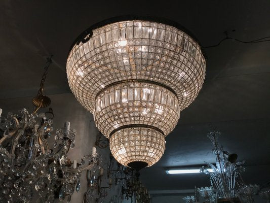 Large Crystal Chandelier, 1970s-JJC-574574