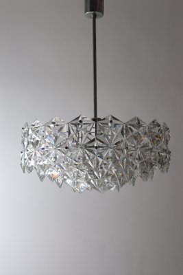 Large Crystal & Chrome Ball Chandelier from Kinkeldey, 1960s-ESB-1453538