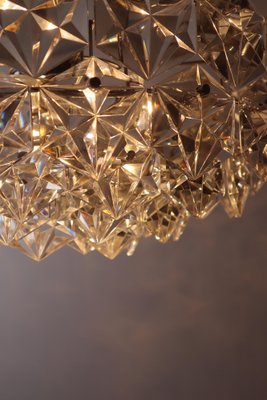 Large Crystal & Chrome Ball Chandelier from Kinkeldey, 1960s-ESB-1453538